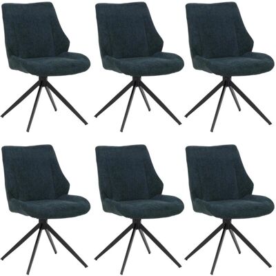 MCW Esszimmerstuhl O48 6er-Set Petrol-Grün MCW Esszimmerstuhl O48 6er-Set Petrol-Grün