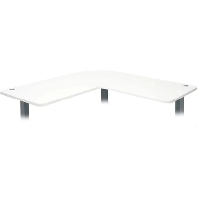 MCW Tischplatte D40 Für Eck-Schreibtisch Weiß MCW Tischplatte D40 Für Eck-Schreibtisch Weiß