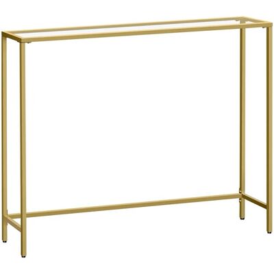 VASAGLE - LGT26G - Gold - Glasoberfläche Konsolentisch VASAGLE - LGT26G - Gold - Glasoberfläche Konsolentisch