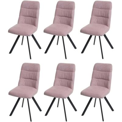 MCW Esszimmerstuhl J69 6er-Set Rosa MCW Esszimmerstuhl J69 6er-Set Rosa