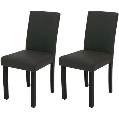 MCW Esszimmerstuhl O65d 2er-Set Dunkelgrau MCW Esszimmerstuhl O65d 2er-Set Dunkelgrau