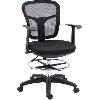 Vinsetto Bürostuhl Mesh 100% Polyester Stahl Schwarz 59L x 59B x 95-115H cm Vinsetto Bürostuhl Mesh 100% Polyester Stahl Schwarz 59L x 59B x 95-115H cm