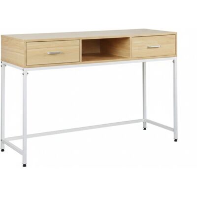 Relaxdays - 4052025850135 - Weiß/Natur - Konsole Tisch Relaxdays - 4052025850135 - Weiß/Natur - Konsole Tisch