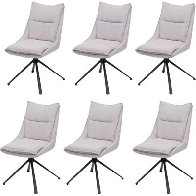 MCW Esszimmerstuhl N71 6er-Set Creme-Beige MCW Esszimmerstuhl N71 6er-Set Creme-Beige