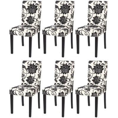 MCW - Littau - Jacquard-Gewebe - Dunkle Beine - Esszimmerstühle MCW - Littau - Jacquard-Gewebe - Dunkle Beine - Esszimmerstühle
