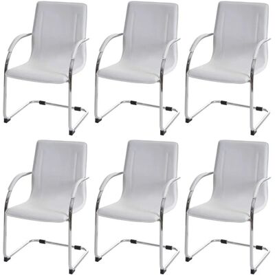 MCW Esszimmerstuhl Perm 6er-Set Weiß MCW Esszimmerstuhl Perm 6er-Set Weiß