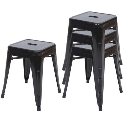 MCW 4x Hocker A73 Schwarz MCW 4x Hocker A73 Schwarz