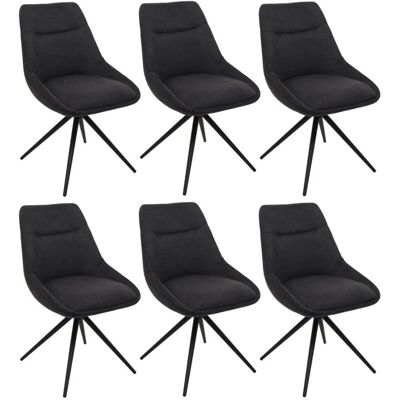 MCW Esszimmerstuhl M65 6er-Set Anthrazit MCW Esszimmerstuhl M65 6er-Set Anthrazit