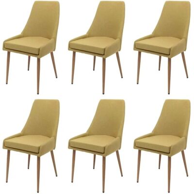 MCW Esszimmerstuhl O27 6er-Set Grün MCW Esszimmerstuhl O27 6er-Set Grün