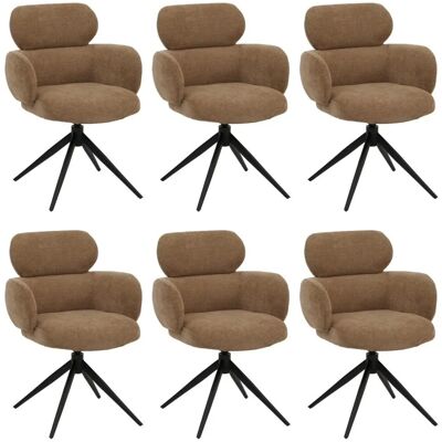 MCW Esszimmerstuhl O77 6er-Set Hellbraun MCW Esszimmerstuhl O77 6er-Set Hellbraun