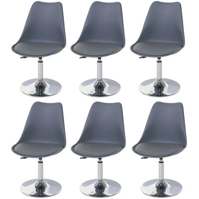MCW - Vaasa T501 - Anthracite - Faux leather - Dining chair MCW - Vaasa T501 - Anthracite - Faux leather - Dining chair