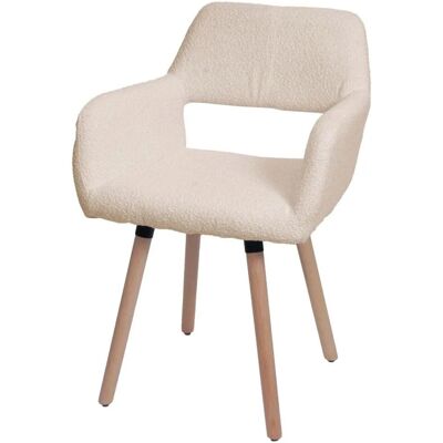 MCW Esszimmerstuhl A50 II Beige Stoff/Textil Boucle 450g/m² MCW Esszimmerstuhl A50 II Beige Stoff/Textil Boucle 450g/m²