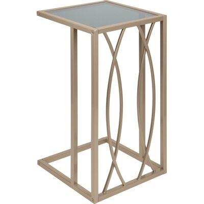 Beistelltisch Blush Bordeaux Eckig 54 cm x 30 cm x 30 cm Gold Beistelltisch Blush Bordeaux Eckig 54 cm x 30 cm x 30 cm Gold