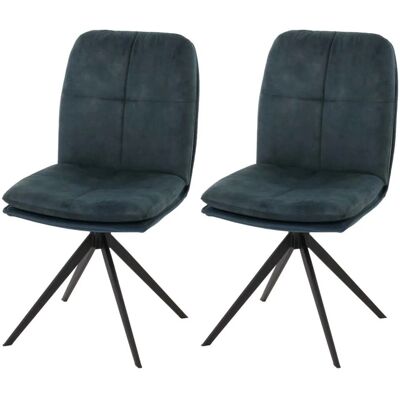 MCW Esszimmerstuhl M68 2er-Set Blau MCW Esszimmerstuhl M68 2er-Set Blau