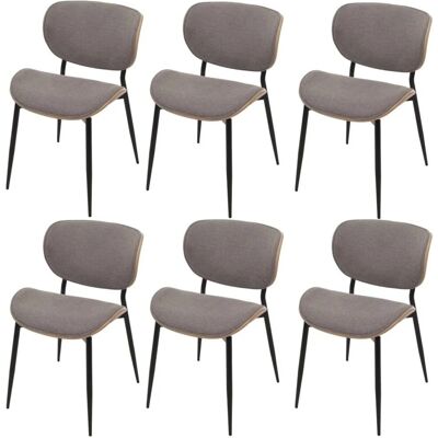 MCW Esszimmerstuhl O45 6er-Set Natur Hellgrau MCW Esszimmerstuhl O45 6er-Set Natur Hellgrau