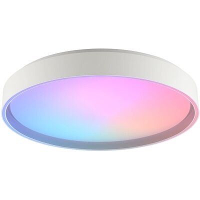 Brilliant LED-Deckenleuchte Mona RGB & CCT-Funktion Weiß Ø 49 cm Brilliant LED-Deckenleuchte Mona RGB & CCT-Funktion Weiß Ø 49 cm