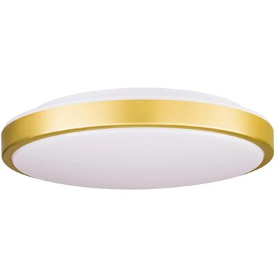 EGLO Deckenlampe - compete 1 - Weiß & Messing - 20W LED EGLO Deckenlampe - compete 1 - Weiß & Messing - 20W LED