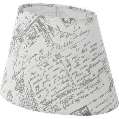 Eglo Lampenschirm mit Druck Grau 25 cm x 16 cm Eglo Lampenschirm mit Druck Grau 25 cm x 16 cm