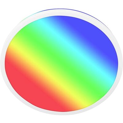 Briloner LED-Deckenleuchte Kada RGB+W Fernbedienung Ø 42,2 cm x 2,8 cm Weiß Briloner LED-Deckenleuchte Kada RGB+W Fernbedienung Ø 42,2 cm x 2,8 cm Weiß