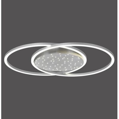 Paul Neuhaus LED-Deckenleuchte Yuki Stahlfarben 66,8 x 50 cm Paul Neuhaus LED-Deckenleuchte Yuki Stahlfarben 66,8 x 50 cm