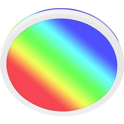 Briloner LED-Deckenleuchte Kada RGB+W Fernbedienung Ø 29,5 cm x 2,8 cm Weiß Briloner LED-Deckenleuchte Kada RGB+W Fernbedienung Ø 29,5 cm x 2,8 cm Weiß