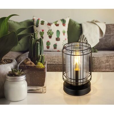 Globo Tischlampe Kammi 1-flammig Schwarz 131 x 200 mm Globo Tischlampe Kammi 1-flammig Schwarz 131 x 200 mm