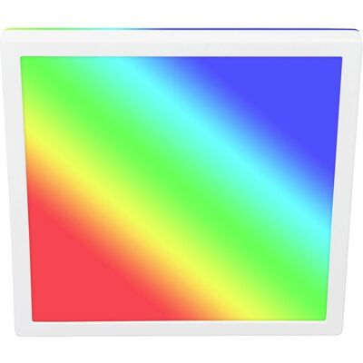 Briloner LED-Deckenleuchte Kada RGB+W Fernbedienung 29,5 x 29,5 x 2,8 cm Weiß Briloner LED-Deckenleuchte Kada RGB+W Fernbedienung 29,5 x 29,5 x 2,8 cm Weiß