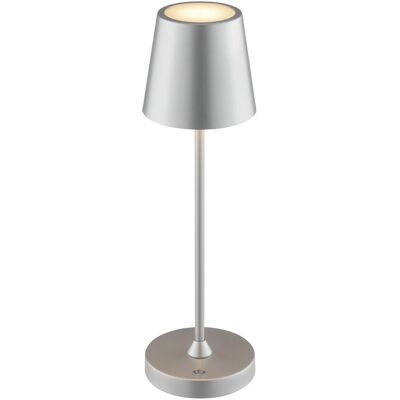 Brilliant Tischleuchte LED Elora 11cm Silber Brilliant Tischleuchte LED Elora 11cm Silber