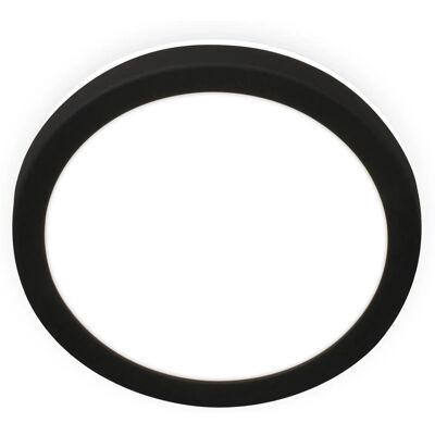Briloner LED-Deckenleuchte Kada Ultraflach Ø 19,2 cm x 2,8 cm Schwarz Briloner LED-Deckenleuchte Kada Ultraflach Ø 19,2 cm x 2,8 cm Schwarz