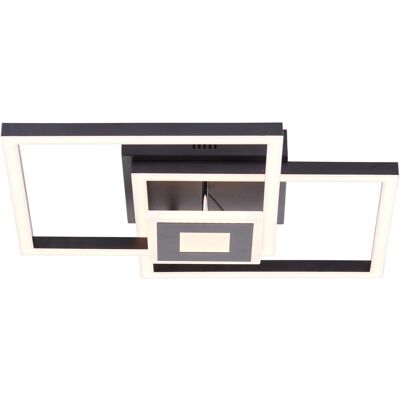 Brilliant LED-Deckenleuchte Lenora Schwarz 40 cm x 40 cm Brilliant LED-Deckenleuchte Lenora Schwarz 40 cm x 40 cm