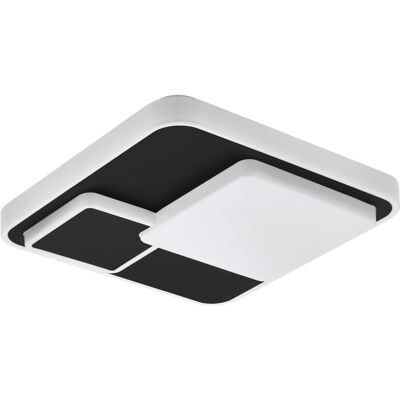 EGLO LEPRESO LED Wandle-/Deckenleuchte - 385x385mm, Weiß/Schwarz, 19,5W EGLO LEPRESO LED Wandle-/Deckenleuchte - 385x385mm, Weiß/Schwarz, 19,5W
