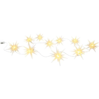Näve - 3D-Sterne - Weiß - 10 Sterne - LED-Lichterkette Näve - 3D-Sterne - Weiß - 10 Sterne - LED-Lichterkette