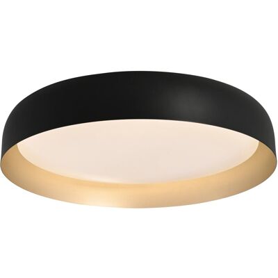 JUST LIGHT OSKO Deckenleuchte - 57cm, Dimmbar, Fernbedienung, Schwarz JUST LIGHT OSKO Deckenleuchte - 57cm, Dimmbar, Fernbedienung, Schwarz