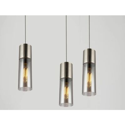 Globo Lighting Annika Nickel Pendelleuchte - Modernes Design Globo Lighting Annika Nickel Pendelleuchte - Modernes Design