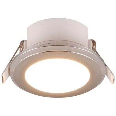 Trio LED-Einbauleuchten Argus 1-flammig Chrom Ø 8,2 cm Trio LED-Einbauleuchten Argus 1-flammig Chrom Ø 8,2 cm