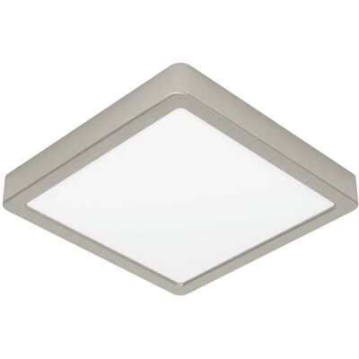 Eglo LED-Deckenleuchte Fueva 5 Nickelfarben Matt 21 cm x 21 cm Eglo LED-Deckenleuchte Fueva 5 Nickelfarben Matt 21 cm x 21 cm