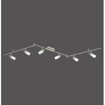 Leuchten Direkt Max LED 6-flammig Silber Deckenstrahler Leuchten Direkt Max LED 6-flammig Silber Deckenstrahler