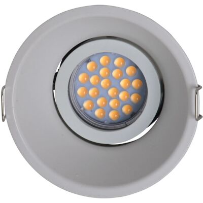 Näve LED-Einbauspot Taro Silber Ø 9,4 cm x 10 cm Näve LED-Einbauspot Taro Silber Ø 9,4 cm x 10 cm