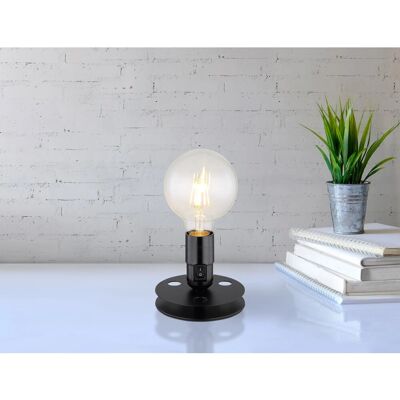 Globo Lighting Johanna Metall Schwarze Tischlampe Globo Lighting Johanna Metall Schwarze Tischlampe
