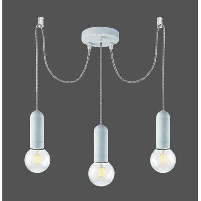 Just Light.Pendelleuchte Turn me 3-flammig Beton Just Light.Pendelleuchte Turn me 3-flammig Beton