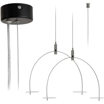 Eglo Seilabhängung-Set Suspension Schwarz Eglo Seilabhängung-Set Suspension Schwarz