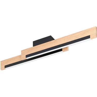 Eglo LED Deckenleuchte Camacho Braun-Schwarz 2 x 10 W Eglo LED Deckenleuchte Camacho Braun-Schwarz 2 x 10 W