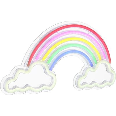 Globo Regenbogen Neon LED Lampe - 3D Beleuchtung, 5V, IP20, Kinderzimmer Globo Regenbogen Neon LED Lampe - 3D Beleuchtung, 5V, IP20, Kinderzimmer