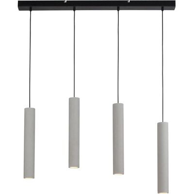 Paul Neuhaus ETON Pendelleuchte - 4-flammig, Ø 7,5cm, Grau Paul Neuhaus ETON Pendelleuchte - 4-flammig, Ø 7,5cm, Grau