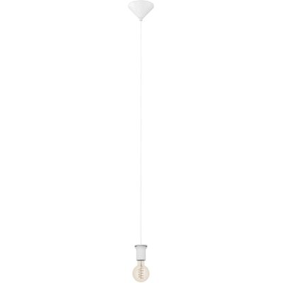 Eglo Pendelleuchte Capoliveri-E Weiß Ø 12 cm x 110 cm 1-flammig Eglo Pendelleuchte Capoliveri-E Weiß Ø 12 cm x 110 cm 1-flammig