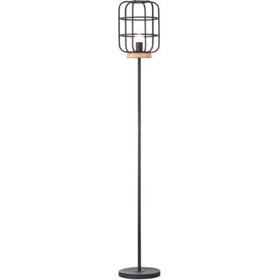 BRILLIANT Gwen Stehlampe - 163cm hoch, Ø 25cm, Holz & Metall BRILLIANT Gwen Stehlampe - 163cm hoch, Ø 25cm, Holz & Metall
