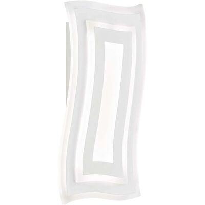 Fischer & Honsel LED Wandleuchte Gorden 5,5 cm x 22 cm Weiß Satiniert Fischer & Honsel LED Wandleuchte Gorden 5,5 cm x 22 cm Weiß Satiniert