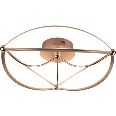 Trio LED Deckenleuchte Charivari Messing matt 180 mm x 620 mm x 620 mm Trio LED Deckenleuchte Charivari Messing matt 180 mm x 620 mm x 620 mm