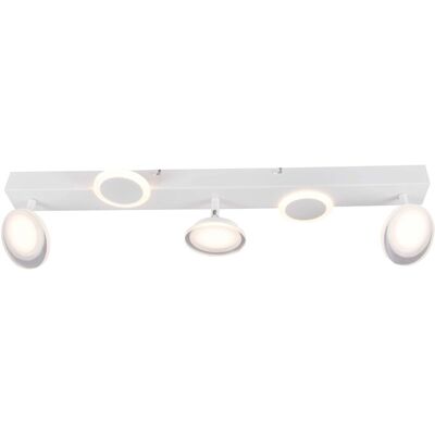 Brilliant Meriza LED Spot Bar - Schwenkbare Köpfe - 3x7.3W - 933lm - Weiß Brilliant Meriza LED Spot Bar - Schwenkbare Köpfe - 3x7.3W - 933lm - Weiß