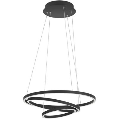 Eglo LED-Pendelleuchte Lobinero-Z CCT 60,5 cm x 61 cm Schwarz Eglo LED-Pendelleuchte Lobinero-Z CCT 60,5 cm x 61 cm Schwarz